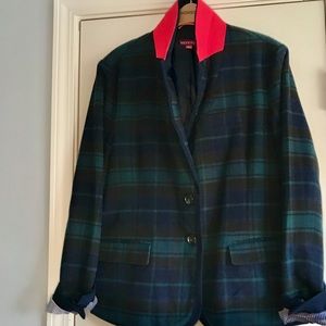 Merona Plaid Blazer Jacket 18